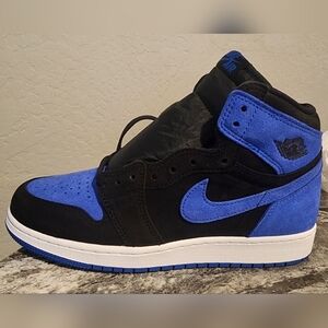 Nike Air Jordan High Top Sneakers - Black and Blue
